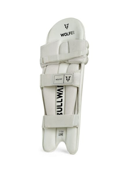 BULLWARK YOUTH CRICKET BATTING LEG GUARDS - WHITE - Image 2