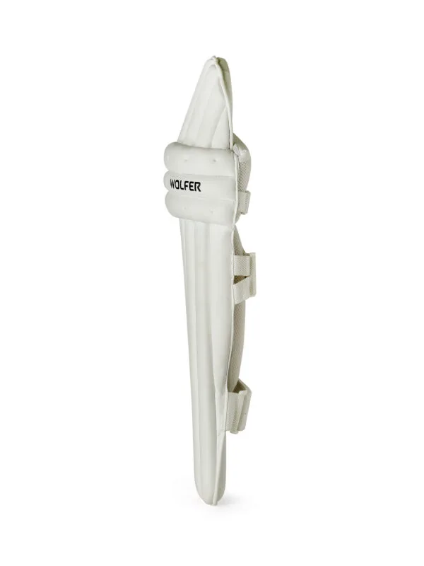 BULLWARK YOUTH CRICKET BATTING LEG GUARDS - WHITE - Image 3
