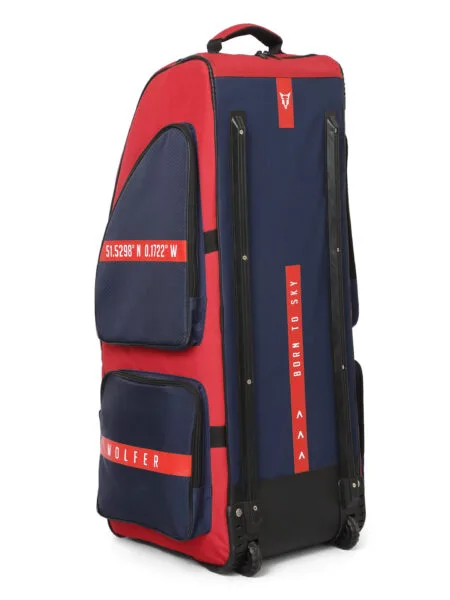 GOSHAWK STAND-UP WHEELIE CRICKET KIT BAG - ENGLISH BLUE - Image 2
