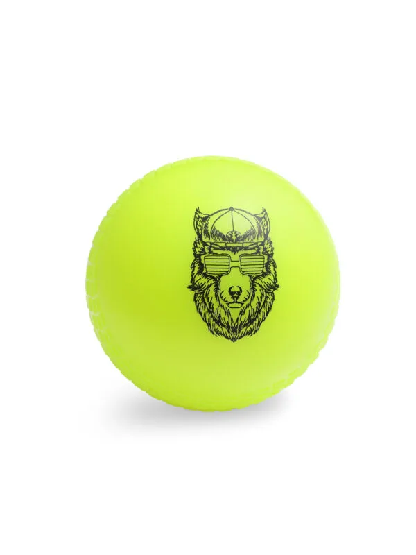 HEAVY WIND BALL PACK OF 6 - FLUORESCENT YELLOW - Image 3