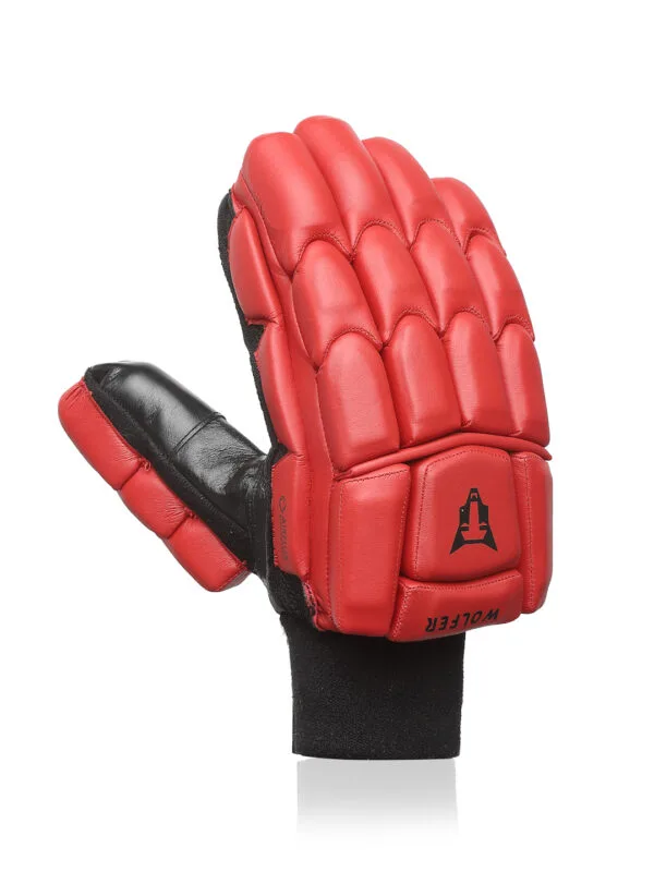TUSKER CRICKET BATTING GLOVES - RED