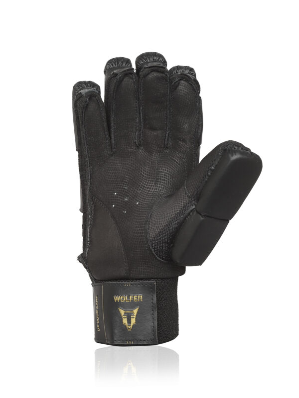 Breathable cricket batting gloves with mesh ventilation for comfort during intense matches.