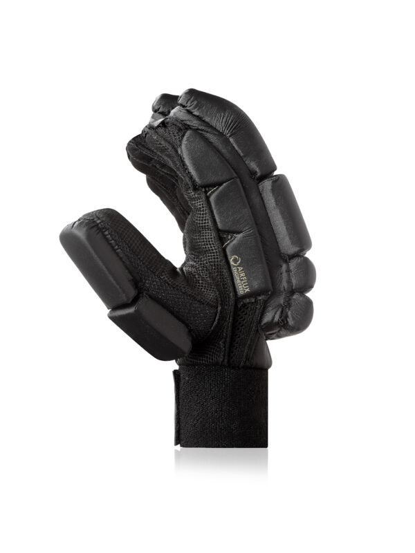 Breathable cricket batting gloves with mesh ventilation for comfort during intense matches.