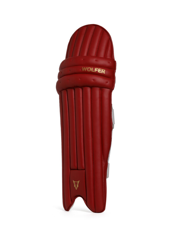 Men's cricket batting leg guards with reinforced protection and lightweight design for optimal performance.