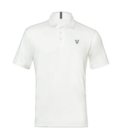 Wolfer Cricket Jersey | White with Silver Grey Logo on the Chest, Front View