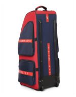 Goshawk English Blue Premium Stand-Up Wheelie Cricket Kit Bag | Bat Cave, Insulated Food Pocket and Large Main Compartment - Image 2