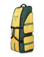 Goshawk Aussie Yellow Premium Stand-Up Wheelie Kit Bag | Bat Cave, Insulated Food Pocket and Large Main Compartment