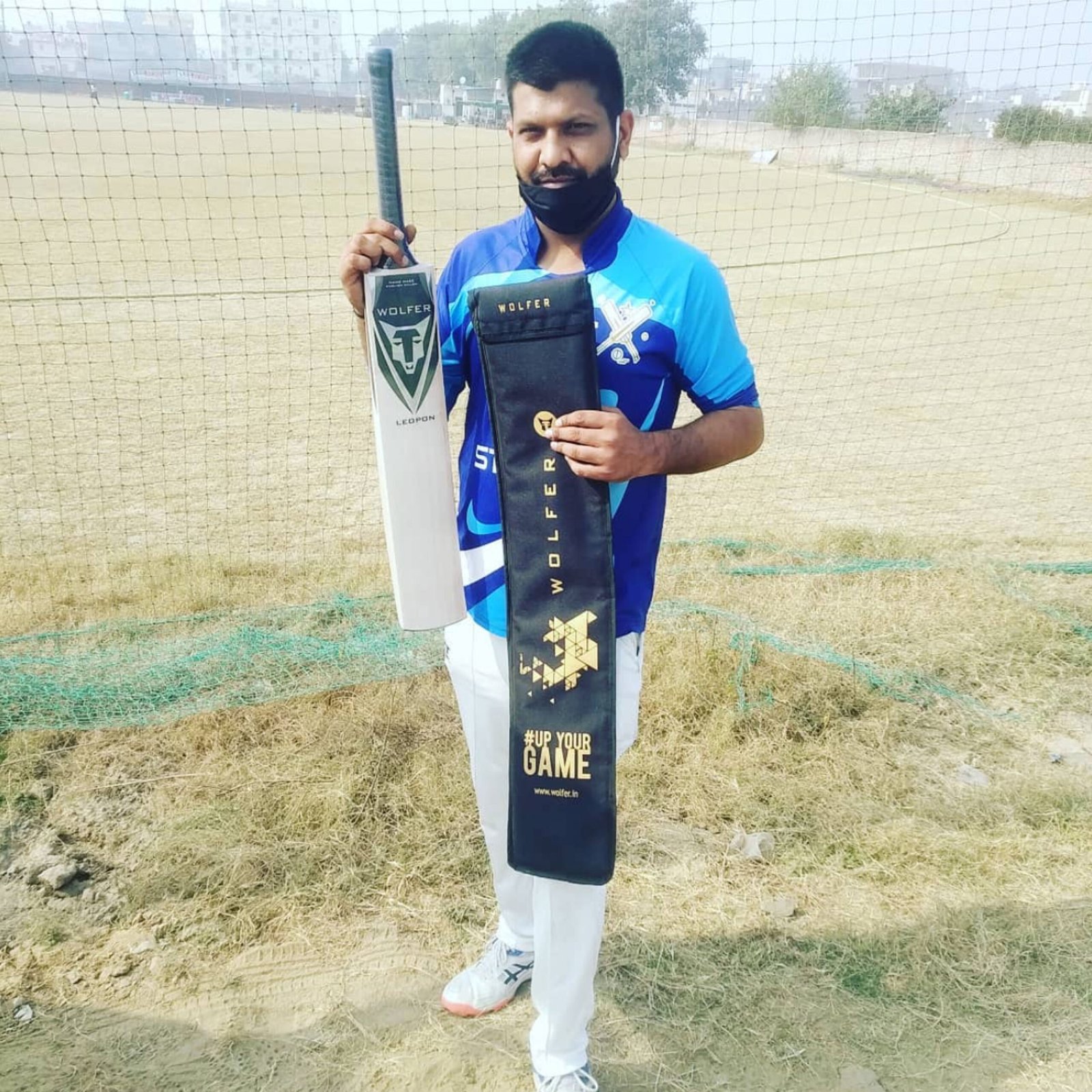 Leopon Wolfer Leopon Grade 3A English Willow Cricket Bat – Lightweight, Powerful & Perfectly Balanced - Image 1