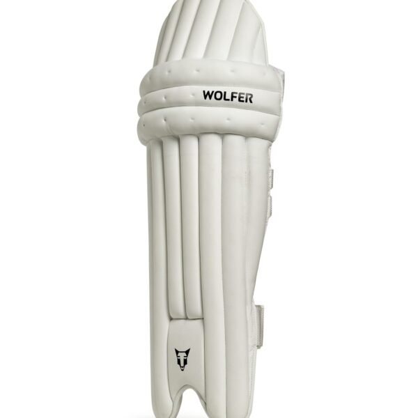 BULLWARK YOUTH CRICKET BATTING LEG GUARDS - WHITE