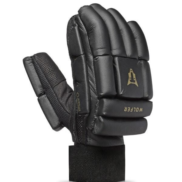 FEATHERWEIGHT PRO CRICKET BATTING GLOVES - BLACK