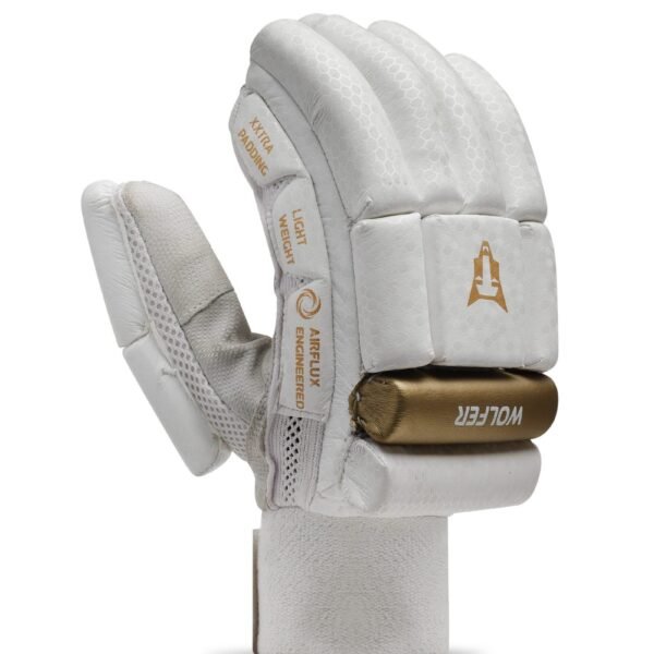 FEATHERWEIGHT PRO CRICKET BATTING GLOVES - WHITE