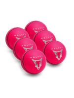 Wolfer Supreme County Leather Cricket Ball - Pink, perfect for UK conditions. Best Pink Leather Ball in UK