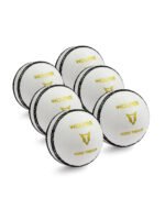 Wolfer Club Edition White Leather Cricket Balls - Pack of 6 | Tested for Dew, ideal for T20 and academies - Image 2
