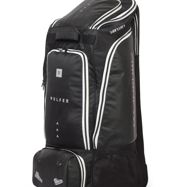 HUMDINGER STAND-UP DUFFLE WHEELIE CRICKET KIT BAG - BLACK