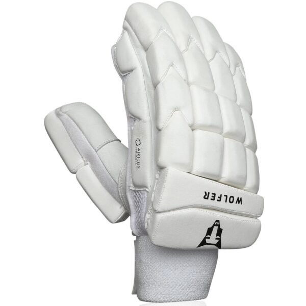 BULLWARK CRICKET BATTING GLOVES - WHITE