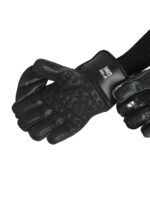 TUSKER YOUTH LEATHER CRICKET WICKETKEEPING GLOVES - OLIVE - Image 2