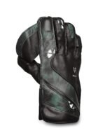 TUSKER YOUTH LEATHER CRICKET WICKETKEEPING GLOVES - OLIVE