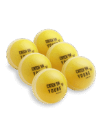 CRICKET WIND BALL PACK OF 6 - YELLOW - Image 2