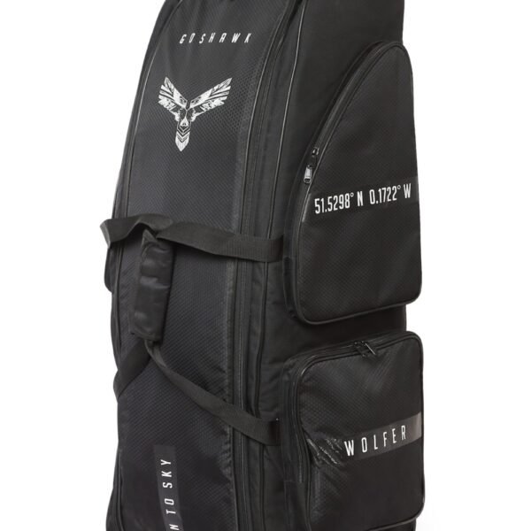 GOSHAWK STAND-UP WHEELIE CRICKET KIT BAG - KIWI BLACK