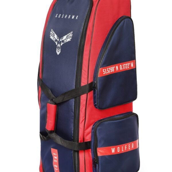 GOSHAWK STAND-UP WHEELIE CRICKET KIT BAG - ENGLISH BLUE