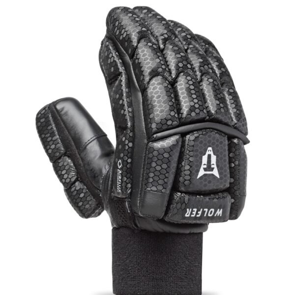 TUSKER PRO CRICKET BATTING GLOVES - BLACK
