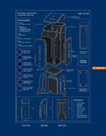 Bullwark Compact Duffle Royal Black Cricket Kit Bag – Inbuilt Bat Sleeves, Side Pad Compartments & Large Front Pocket - Image 3